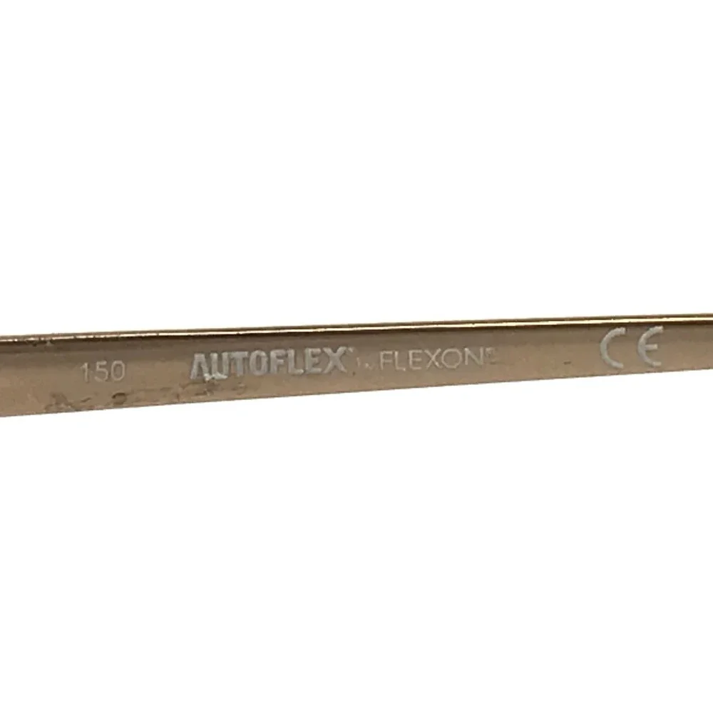 Autoflex by Flexon Eyeglasses Frames 110 710 Gold Aviator Wire Rim 58-17-150